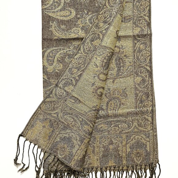 Women's Double-Side Pashmina Shawl/Scarf Wrap - Picture 4 of 4